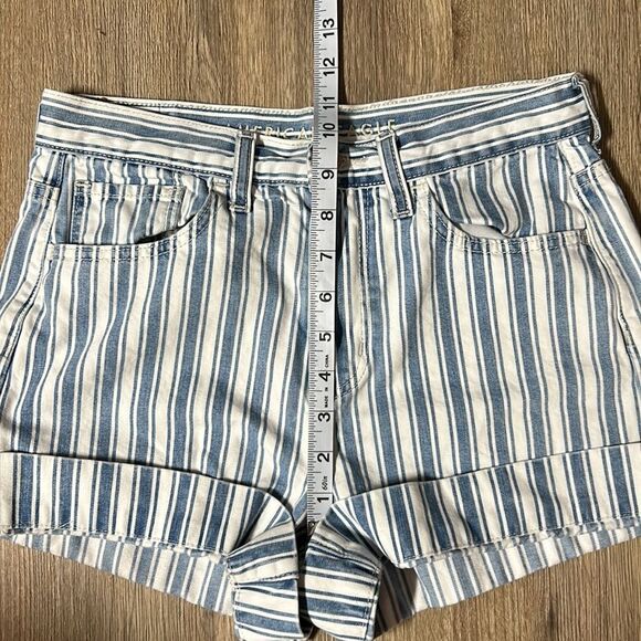 AMERICAN EAGLE Striped Mom Shorts - Picture 5 of 9